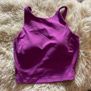 Lululemon High Neck Align Tank Vivid Plum Size 2